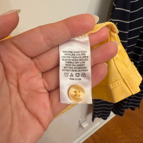 Saddlebred 2XLT Big & Tall Polo Shirt Men's Yellow Short Sleeve Cotton Blend - Picture 4 of 4